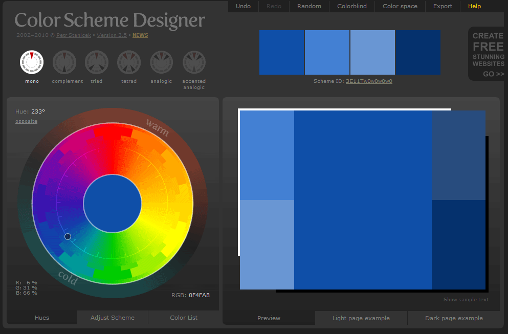 如何为您的网站设计选择配色方案